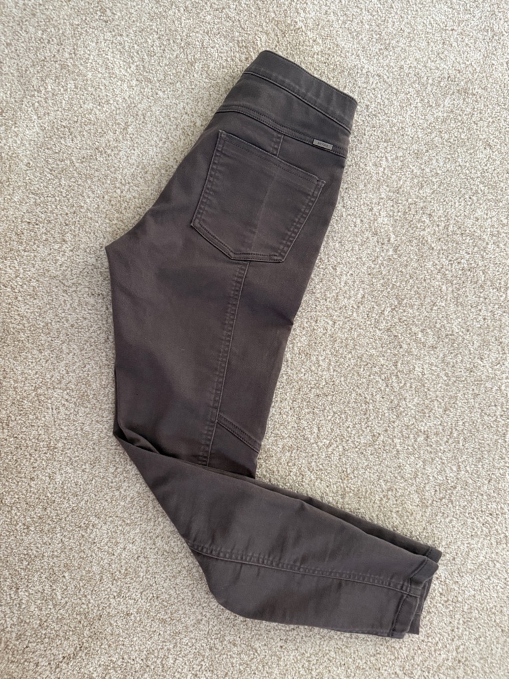 Prana Gray/Brown cotton Stretch Pants